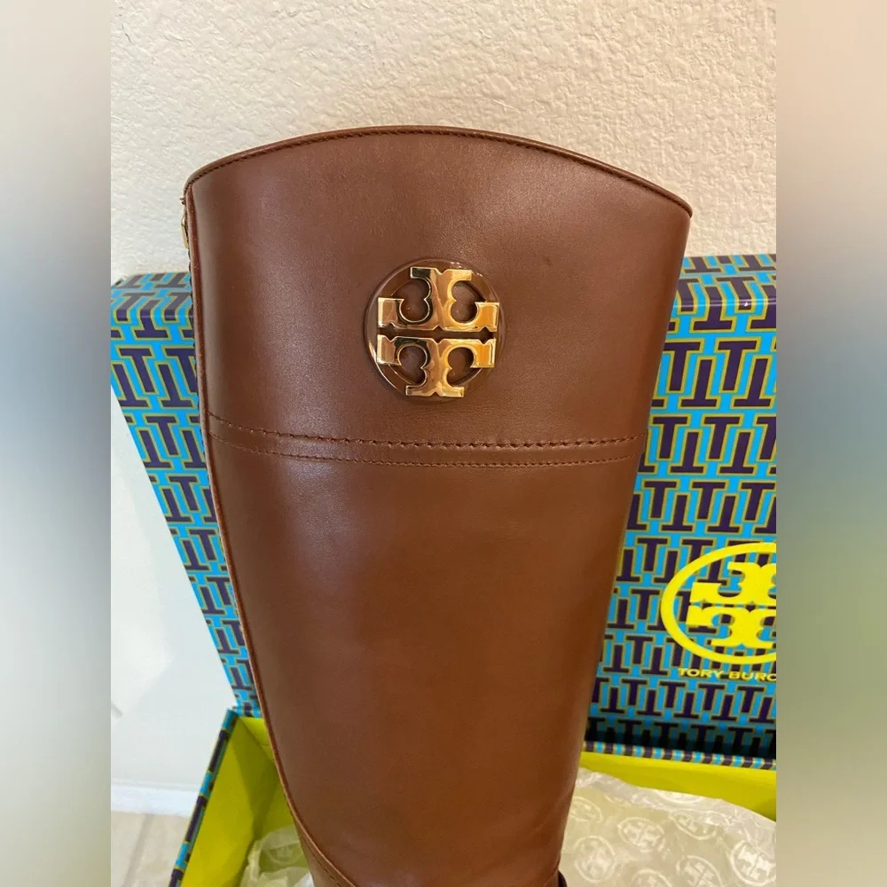 Tory Burch Tall Brown Adeline 20mm riding boots size 9 ๐ค๐๐ผ - Picture 4 of 13